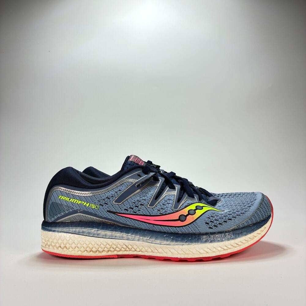 Saucony Triumph ISO 5 Blue Grey Low Running Shoes S10462-1 Women's Size 9M